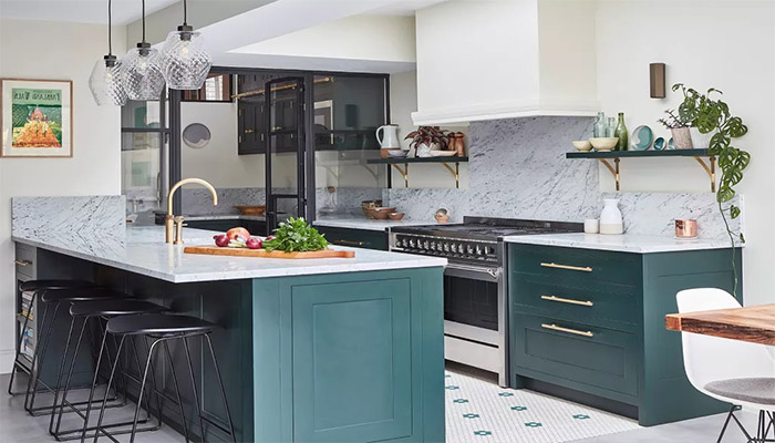 Use WPC wall panel to decorate the kitchen